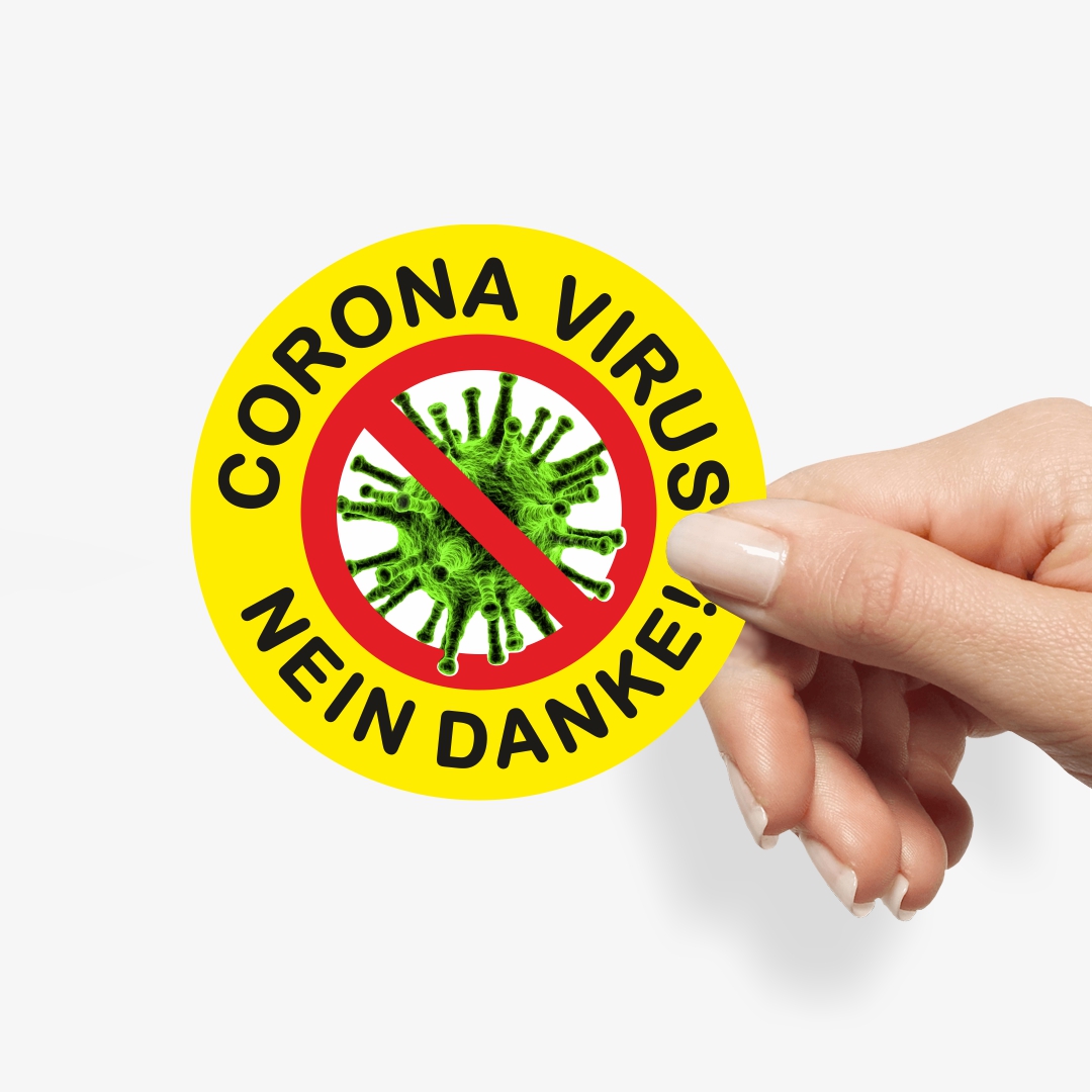 Corona Virus Sticker